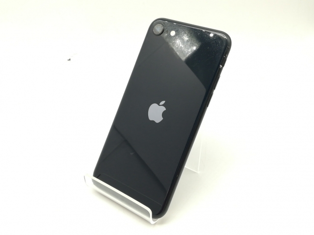 【中古】Apple SoftBank 【SIMフリー】 iPhone SE（第3世代） 64GB ミッドナイト MMYC3J/A【広島】保証期間１ヶ月【ランクC】