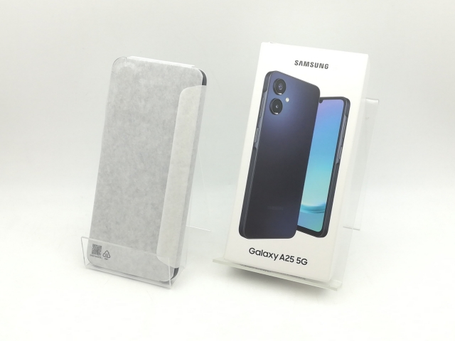 【未使用】SAMSUNG UQmobile 【SIMフリー】 Galaxy A25 5G ブラック 4GB 64GB SCG33【神戸】保証期間３ヶ月