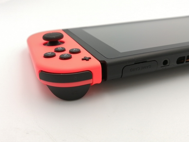 中古】Nintendo Switch 本体 Joy-Con(L) ネオンブルー/(R