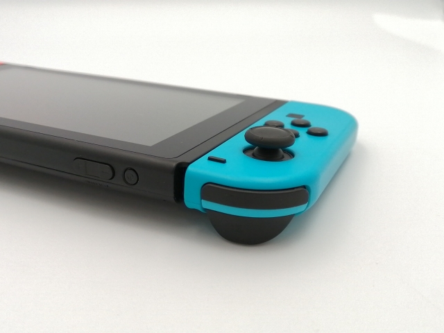 中古】Nintendo Switch 本体 Joy-Con(L) ネオンブルー/(R