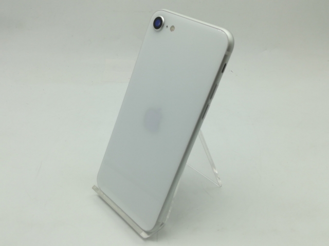 【中古】Apple au 【SIMロック解除済み】 iPhone SE（第2世代） 64GB ホワイト MX9T2J/A【広島】保証期間１ヶ月【ランクC】