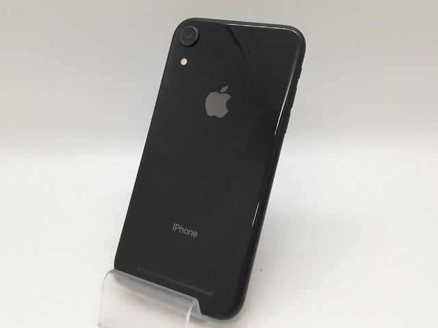 【中古】Apple au 【SIMロック解除済み】 iPhone XR 64GB ブラック MT002J/A【福岡天神】保証期間１ヶ月【ランクB】