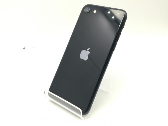 【中古】Apple SoftBank 【SIMフリー】 iPhone SE（第3世代） 64GB ミッドナイト MMYC3J/A【広島】保証期間１ヶ月【ランクC】