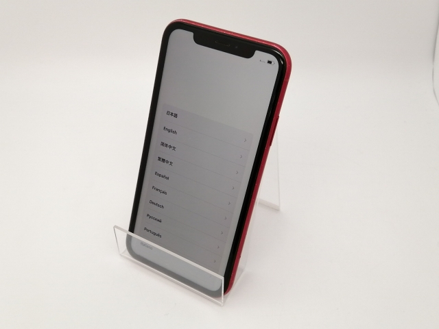 【中古】Apple docomo 【SIMロック解除済み】 iPhone XR 64GB (PRODUCT)RED MT062J/A【三宮センター】保証期間１ヶ月【ランクC】_1