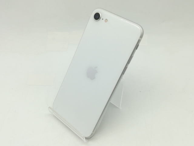 【中古】Apple SoftBank 【SIMロック解除済み】 iPhone SE（第2世代） 64GB ホワイト MHGQ3J/A（後期型番）【広島】保証期間１ヶ月【ランクC】