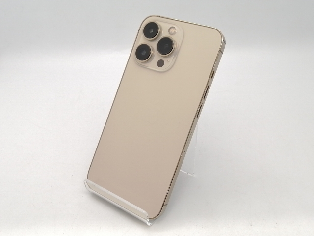 【中古】Apple au 【SIMフリー】 iPhone 13 Pro 256GB ゴールド MLUQ3J/A【広島本通】保証期間１ヶ月【ランクC】