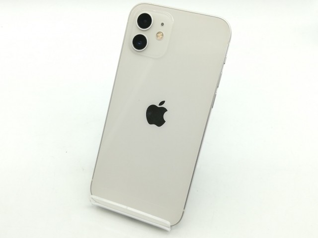 【中古】Apple docomo 【SIMロック解除済み】 iPhone 12 128GB ホワイト MGHV3J/A【大須2】保証期間１ヶ月【ランクC】