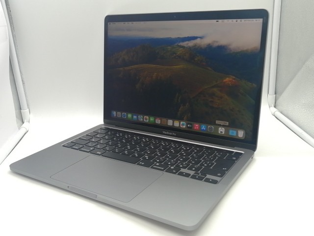 【中古】Apple MacBook Pro 13インチ M1(CPU:8C/GPU:8C) 8GB/256GB スペースグレイ MYD82J/A (M1・2020)【熊本】保証期間１ヶ月【ランクA