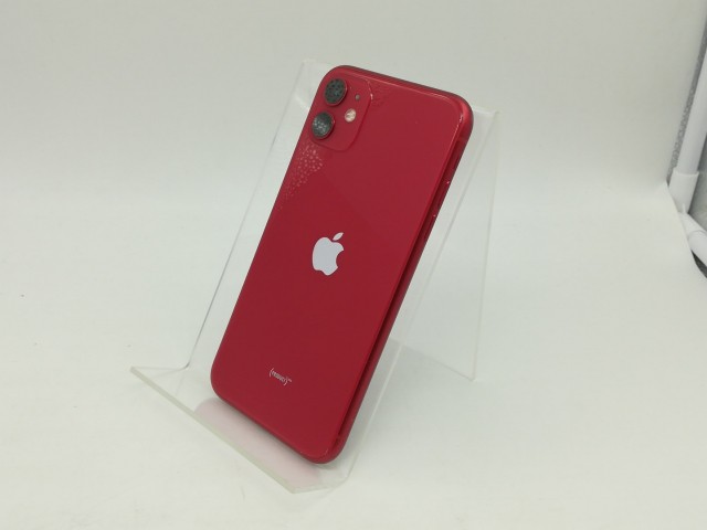 【中古】Apple au 【SIMロック解除済み】 iPhone 11 256GB (PRODUCT)RED MWM92J/A【福岡筑紫】保証期間１ヶ月【ランクC】