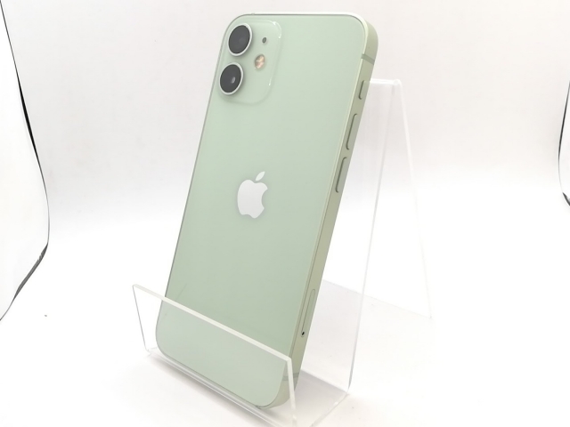 【中古】Apple SoftBank 【SIMロック解除済み】 iPhone 12 mini 128GB グリーン MGDQ3J/A【熊本】保証期間１ヶ月【ランクB】