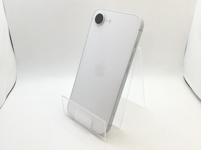 【未使用】Apple au 【SIMフリー】 iPhone 16e 128GB ホワイト MD1R4J/A【熊本】保証期間３ヶ月_1