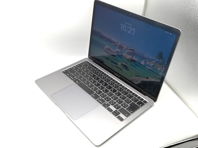 【中古】Apple MacBook Air 13インチ M1(CPU:8C/GPU:7C) 8GB/256GB スペースグレイ MGN63J/A (M1・2020)【熊本】保証期間１ヶ月【ランクC】