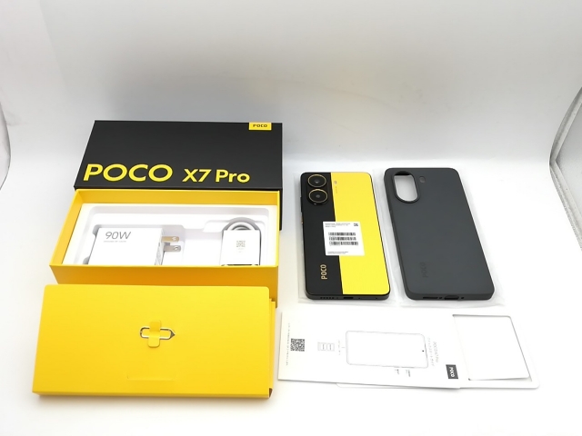 中古】Xiaomi 国内版 【SIMフリー】 Poco X7 Pro イエロー 8GB 256GB 