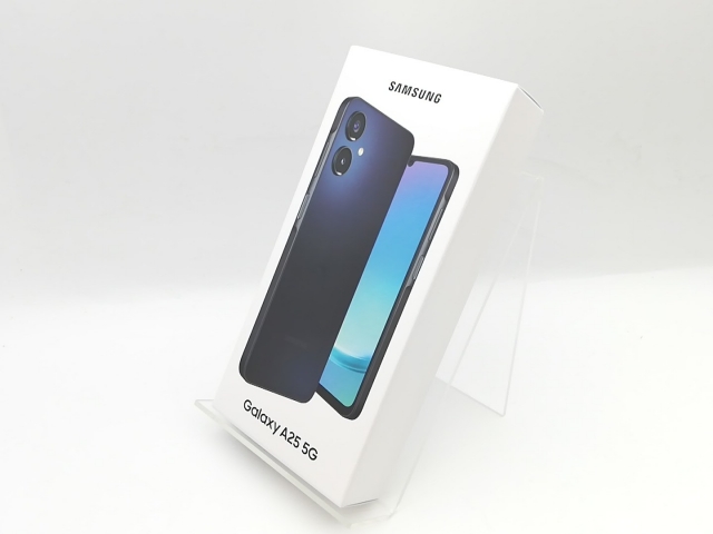 【未使用】SAMSUNG au 【SIMフリー】 Galaxy A25 5G ブラック 4GB 64GB SCG33【熊本】保証期間３ヶ月