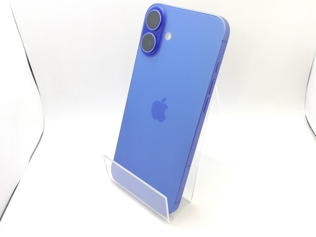 【中古】Apple 国内版 【SIMフリー】 iPhone 16 Plus 256GB ウルトラマリン MXVK3J/A【熊本】保証期間１ヶ月【ランクA】