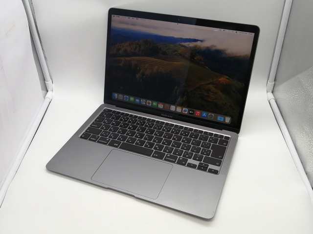 【中古】Apple MacBook Air 13インチ M1(CPU:8C/GPU:7C) 8GB/256GB スペースグレイ MGN63J/A (M1・2020)【熊本】保証期間１ヶ月【ランクB