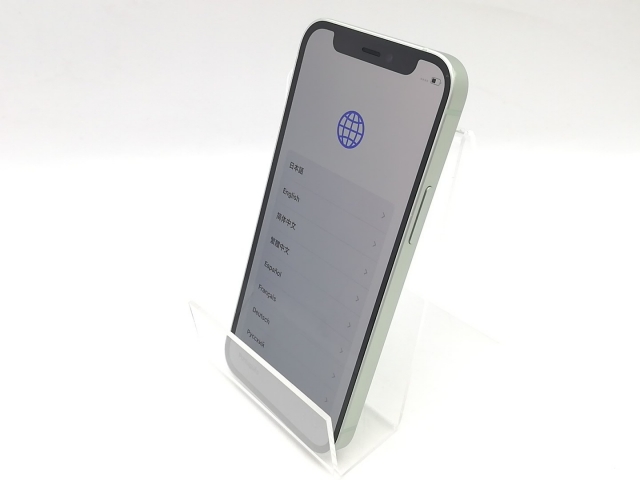 中古】Apple 国内版 【SIMフリー】 iPhone 12 mini 64GB グリーン