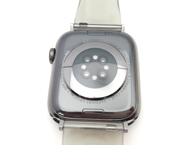 【中古】Apple Apple Watch Series7 45mm Cellular ミッドナイトアルミニウムケース (バンド無し)【熊本】保証期間１ヶ月【ランクB】_2