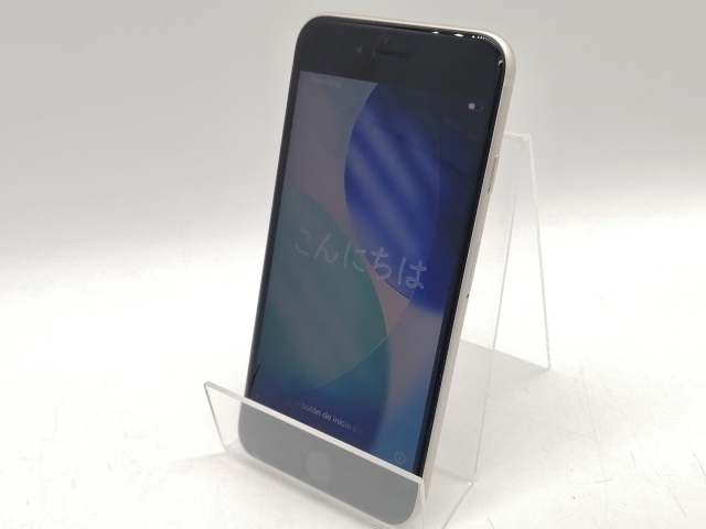 【中古】【赤ロム保証あり】Apple SoftBank 【SIMフリー】 iPhone SE（第3世代） 128GB スターライト MMYG3J/A【熊本】保証期間１ヶ月【ランクB】_1