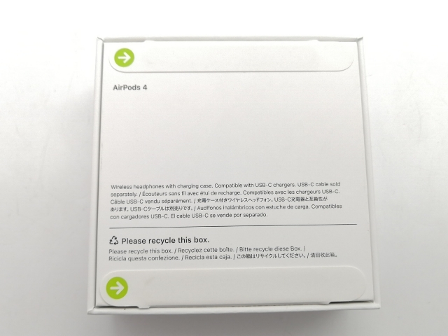 【未使用】Apple AirPods 4 MXP63J/A【ECセンター】保証期間１ヶ月_3