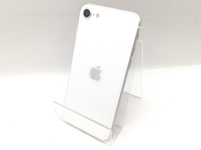 【中古】Apple au 【SIMロック解除済み】 iPhone SE（第2世代） 64GB ホワイト MHGQ3J/A（後期型番）【熊本】保証期間１ヶ月【ランクC】