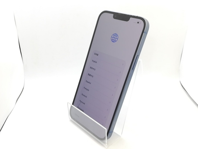 【中古】Apple 国内版 【SIMフリー】 iPhone 14 Plus 128GB ブルー MQ4H3J/A【博多】保証期間１ヶ月【ランクB】_1