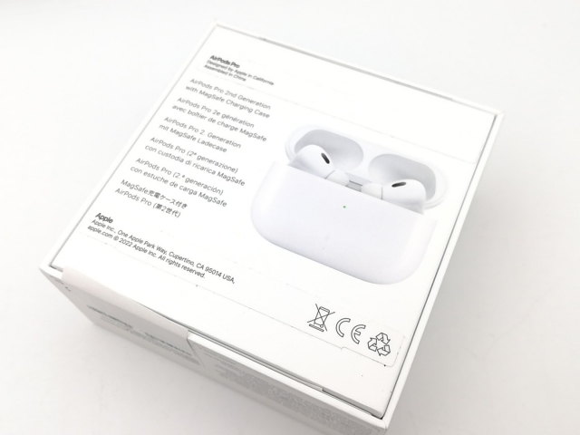 【未使用】Apple AirPods Pro 第2世代（2022/Lightning） MQD83J/A【熊本】保証期間１ヶ月_2