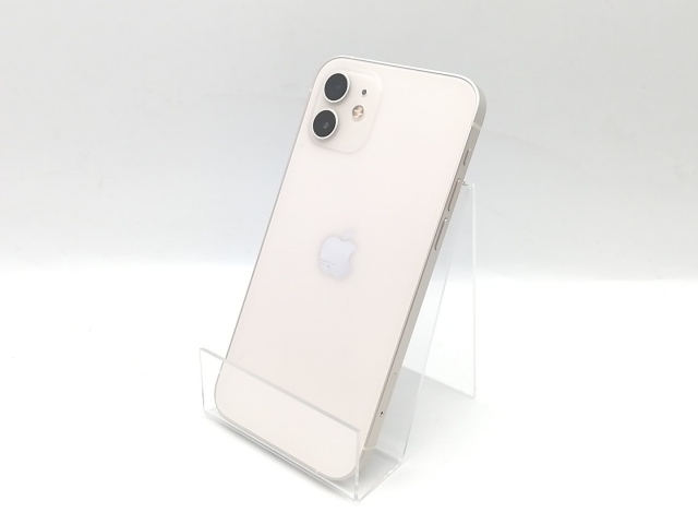 【中古】Apple SoftBank 【SIMロック解除済み】 iPhone 12 64GB ホワイト MGHP3J/A【熊本】保証期間１ヶ月【ランクC】