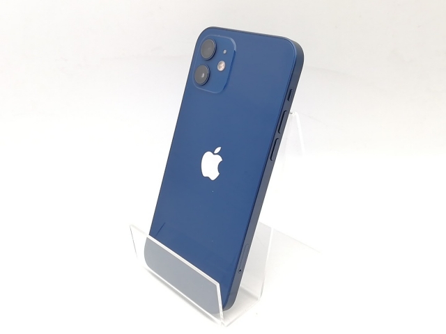 【中古】Apple J:COM 【SIMフリー】 iPhone 12 64GB ブルー MGHR3J/A【熊本】保証期間１ヶ月【ランクB】
