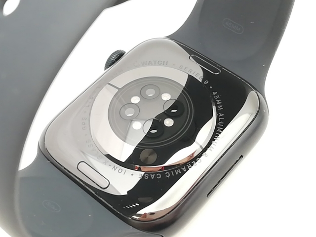 【中古】Apple Apple Watch Series9 45mm Cellular ミッドナイトアルミニウムケース/ミッドナイトスポーツバンド(S/M) MRMC3J/A【熊本】保証期間１ヶ月【ランクB】_2