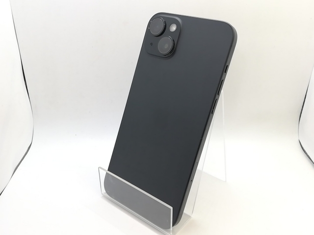【中古】Apple 国内版 【SIMフリー】 iPhone 15 Plus 128GB ブラック MU083J/A【熊本】保証期間１ヶ月【ランクB】