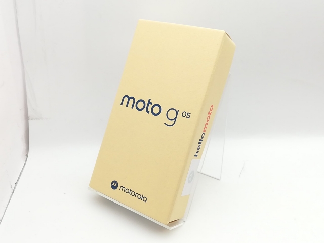 【未使用】MOTOROLA 国内版 【SIMフリー】 moto g05 フレッシュラベンダー 8GB 128GB XT2523-5【熊本】保証期間３ヶ月