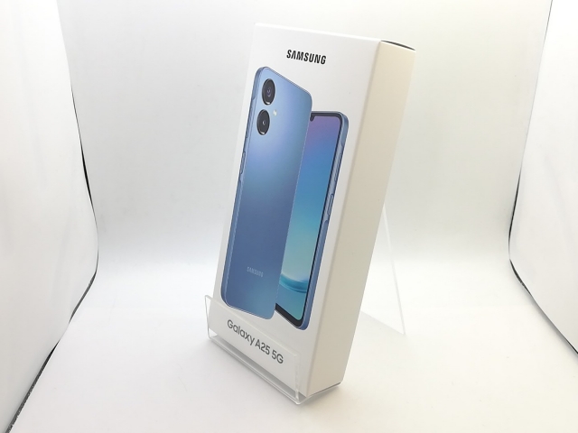 【未使用】SAMSUNG au 【SIMフリー】 Galaxy A25 5G ブルー 4GB 64GB SCG33【熊本】保証期間３ヶ月