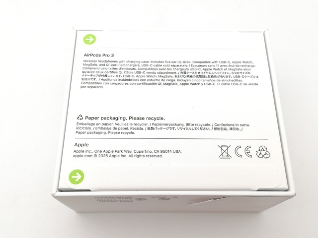 未使用】Apple AirPods Pro 3 MFHP4J/A【大阪本店】保証期間1ヶ月
