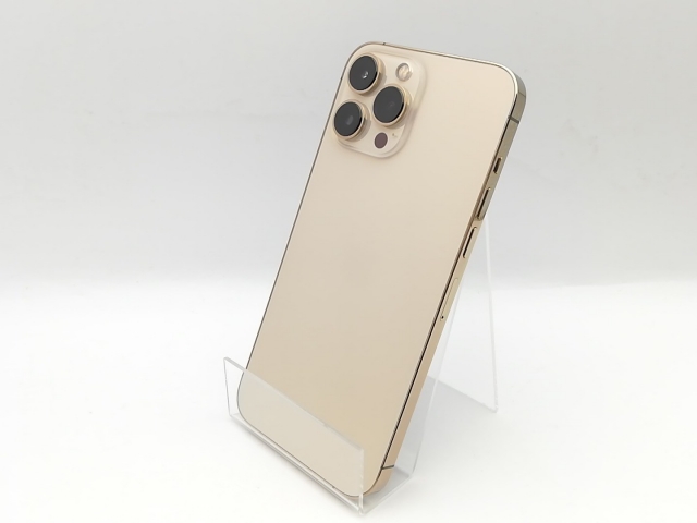 【中古】Apple au 【SIMフリー】 iPhone 13 Pro Max 256GB ゴールド MLJA3J/A【アリオ倉敷】保証期間１ヶ月【ランクA】