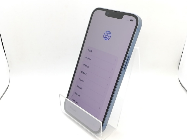 【中古】Apple docomo 【SIMフリー】 iPhone 14 128GB ブルー MPVJ3J/A【熊本】保証期間１ヶ月【ランクA】_1