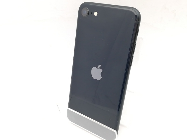 【中古】Apple SoftBank 【SIMフリー】 iPhone SE（第3世代） 64GB ミッドナイト MMYC3J/A【熊本】保証期間１ヶ月【ランクB】