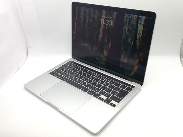 【中古】Apple MacBook Pro 13インチ M1(CPU:8C/GPU:8C) 8GB/512GB シルバー MYDC2J/A (M1・2020)【熊本】保証期間１ヶ月【ランクB】