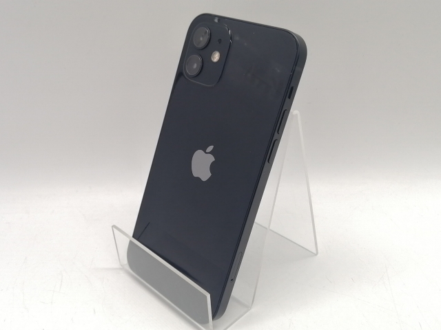 【中古】Apple SoftBank 【SIMロック解除済み】 iPhone 12 64GB ブラック MGHN3J/A【熊本】保証期間１ヶ月【ランクB】