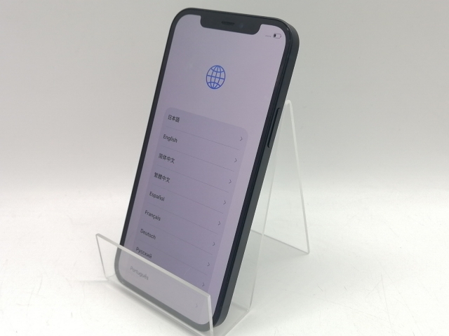 【中古】Apple SoftBank 【SIMロック解除済み】 iPhone 12 64GB ブラック MGHN3J/A【熊本】保証期間１ヶ月【ランクB】_1
