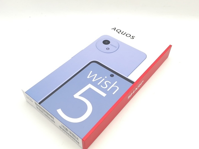 【未使用】SHARP docomo 【SIMフリー】 AQUOS wish5 ミソラ 4GB 64GB SH-52F【熊本】保証期間３ヶ月