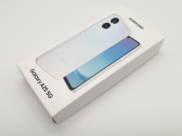 【未使用】SAMSUNG docomo 【SIMフリー】 Galaxy A25 5G ライトブルー 4GB 64GB SC-53F【鹿児島中町】保証期間３ヶ月