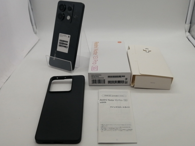 【中古】Xiaomi au 【SIMフリー】 Redmi Note 13 Pro 5G ミッドナイトブラック 8GB 256GB XIG05【熊本】保証期間１ヶ月【ランクA】_7