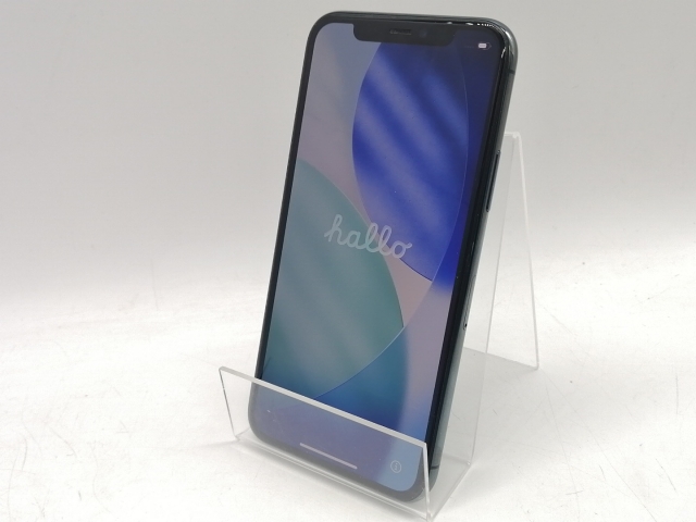 【中古】Apple 国内版 【SIMフリー】 iPhone 11 Pro 256GB ミッドナイトグリーン MWCC2J/A【熊本】保証期間１ヶ月【ランクB】_1