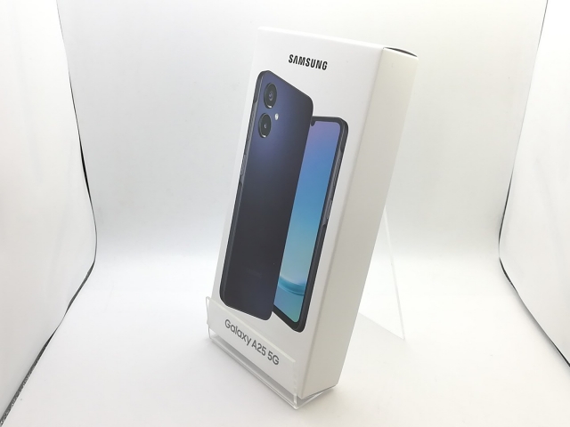 【未使用】SAMSUNG au 【SIMフリー】 Galaxy A25 5G ブラック 4GB 64GB SCG33【熊本】保証期間３ヶ月