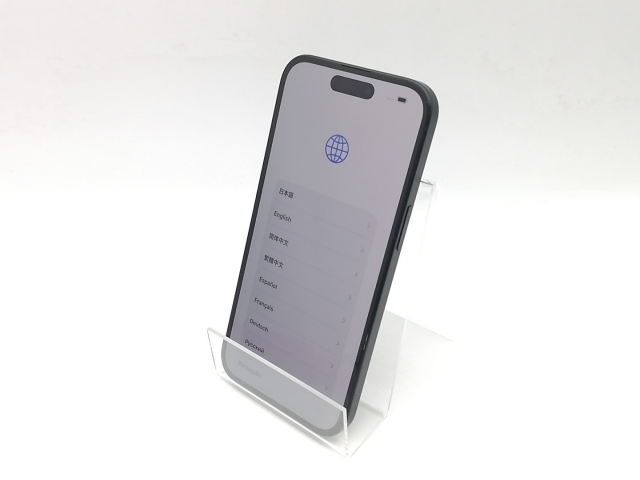 【中古】【赤ロム保証あり】Apple au 【SIMフリー】 iPhone 15 256GB ブラック MTMN3J/A【熊本】保証期間１ヶ月【ランクB】_1