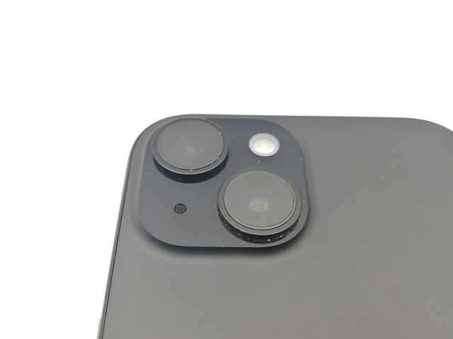 【中古】【赤ロム保証あり】Apple au 【SIMフリー】 iPhone 15 256GB ブラック MTMN3J/A【熊本】保証期間１ヶ月【ランクB】_6