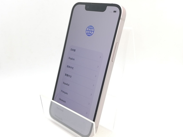 【中古】Apple docomo 【SIMフリー】 iPhone 13 mini 128GB ピンク MLJF3J/A【熊本】保証期間１ヶ月【ランクC】_1