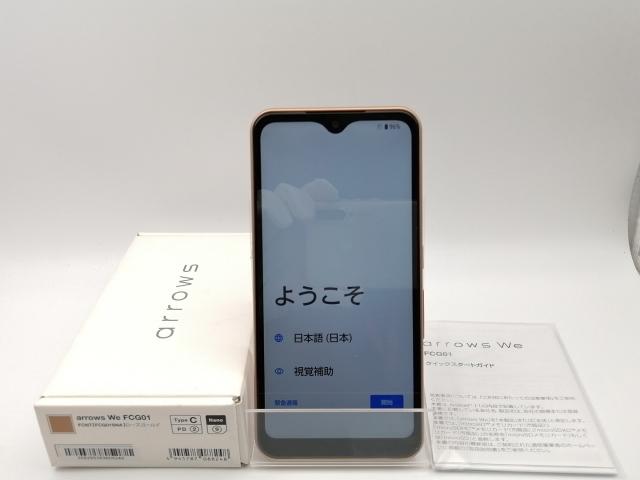 ARROWS We FCG01 simフリー 64GB ローズゴールド arrows We 64GB