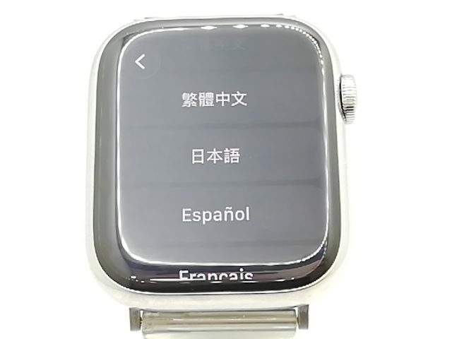 【中古】Apple Apple Watch Series9 45mm Cellular シルバーステンレススチールケース (バンド無し)【なんば】保証期間１ヶ月【ランクB】